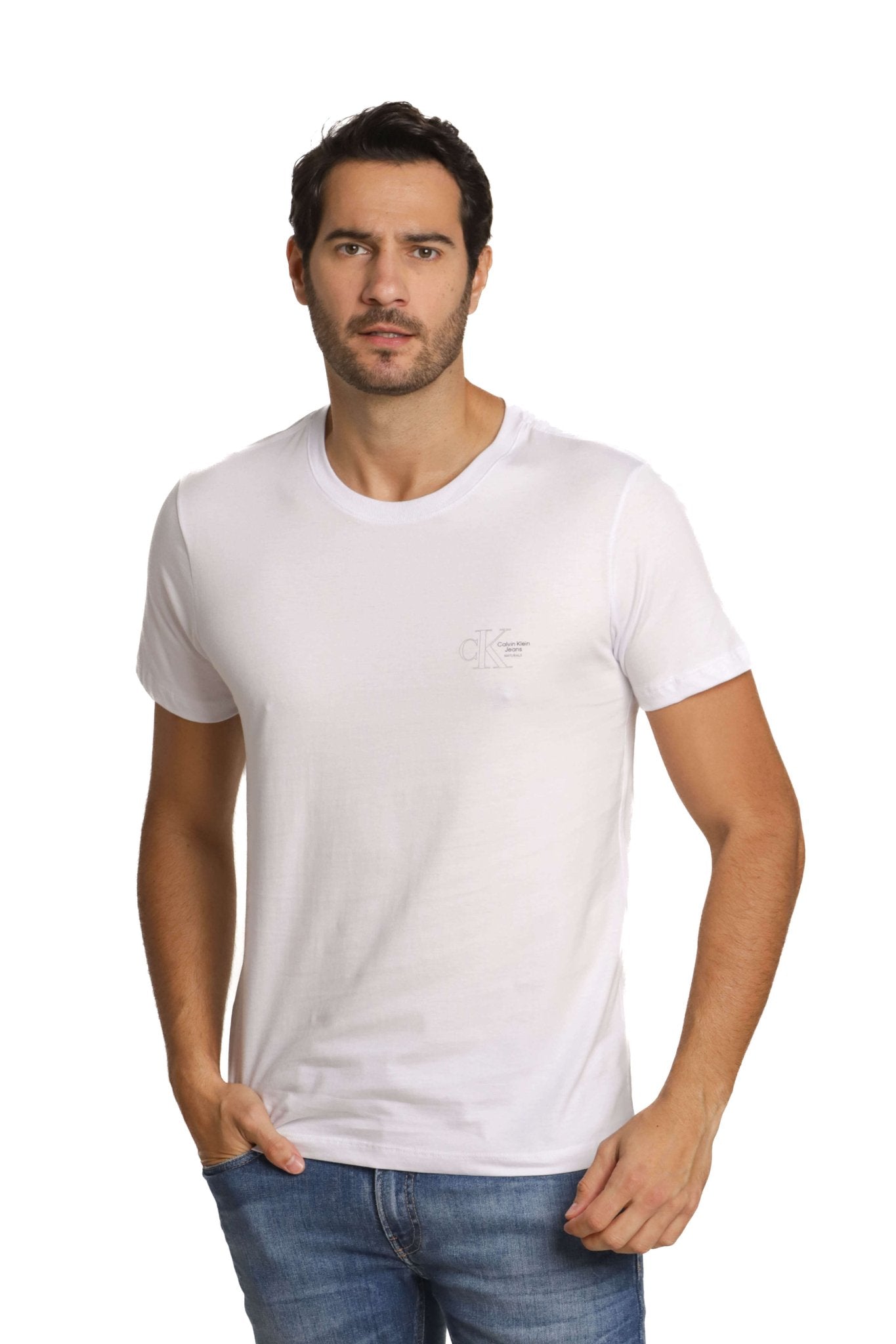 Camiseta Calvin Klein Jeans Logo Peito - Live - Henri Store