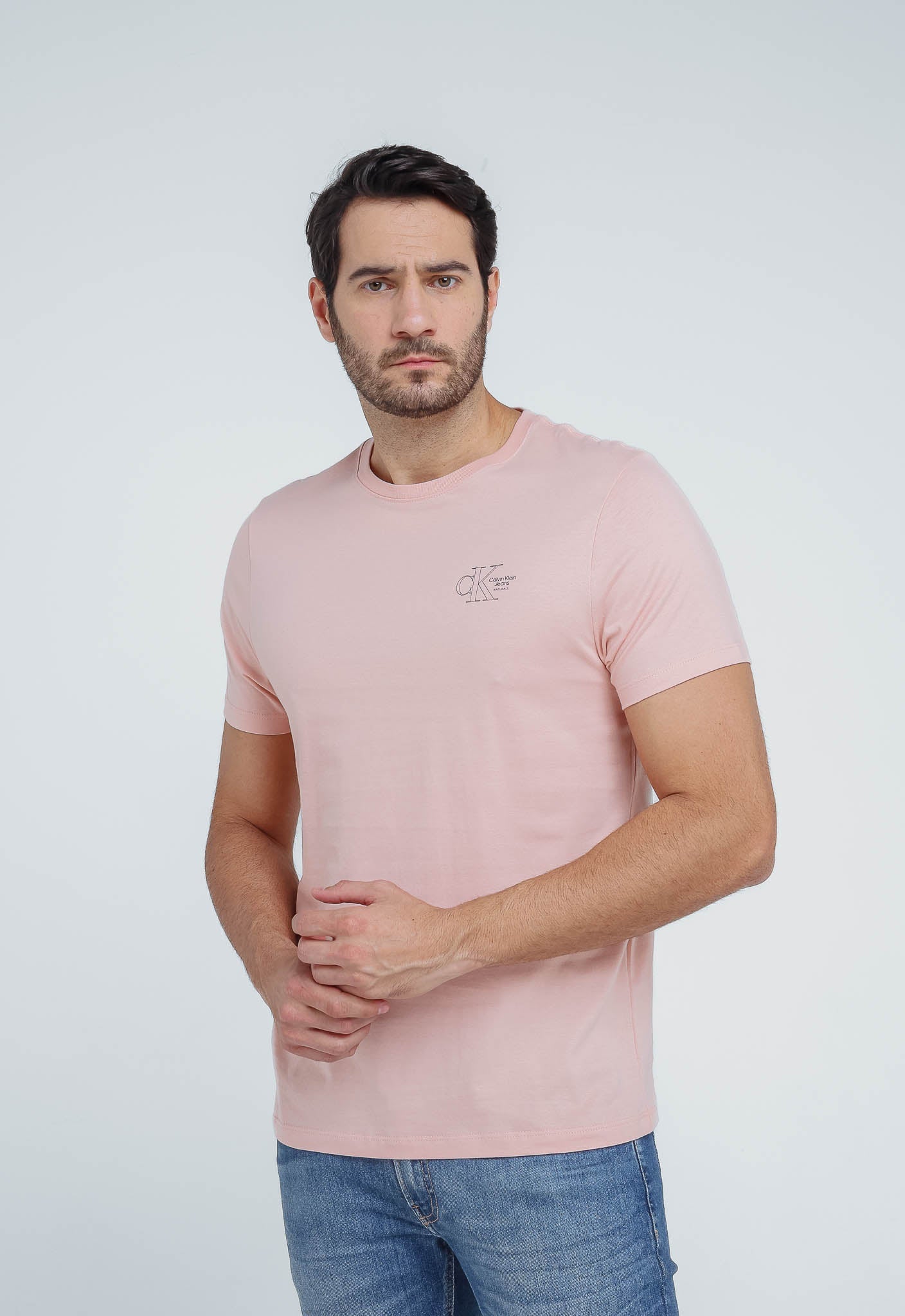Camiseta Calvin Klein Jeans Logo Peito - Live - Henri Store