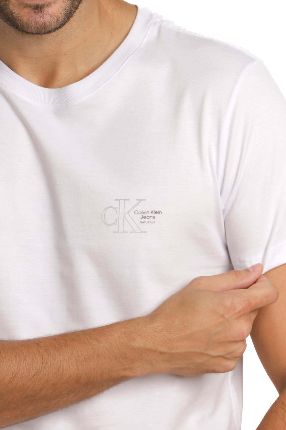 Camiseta Calvin Klein Jeans Logo Peito - Live - Henri Store