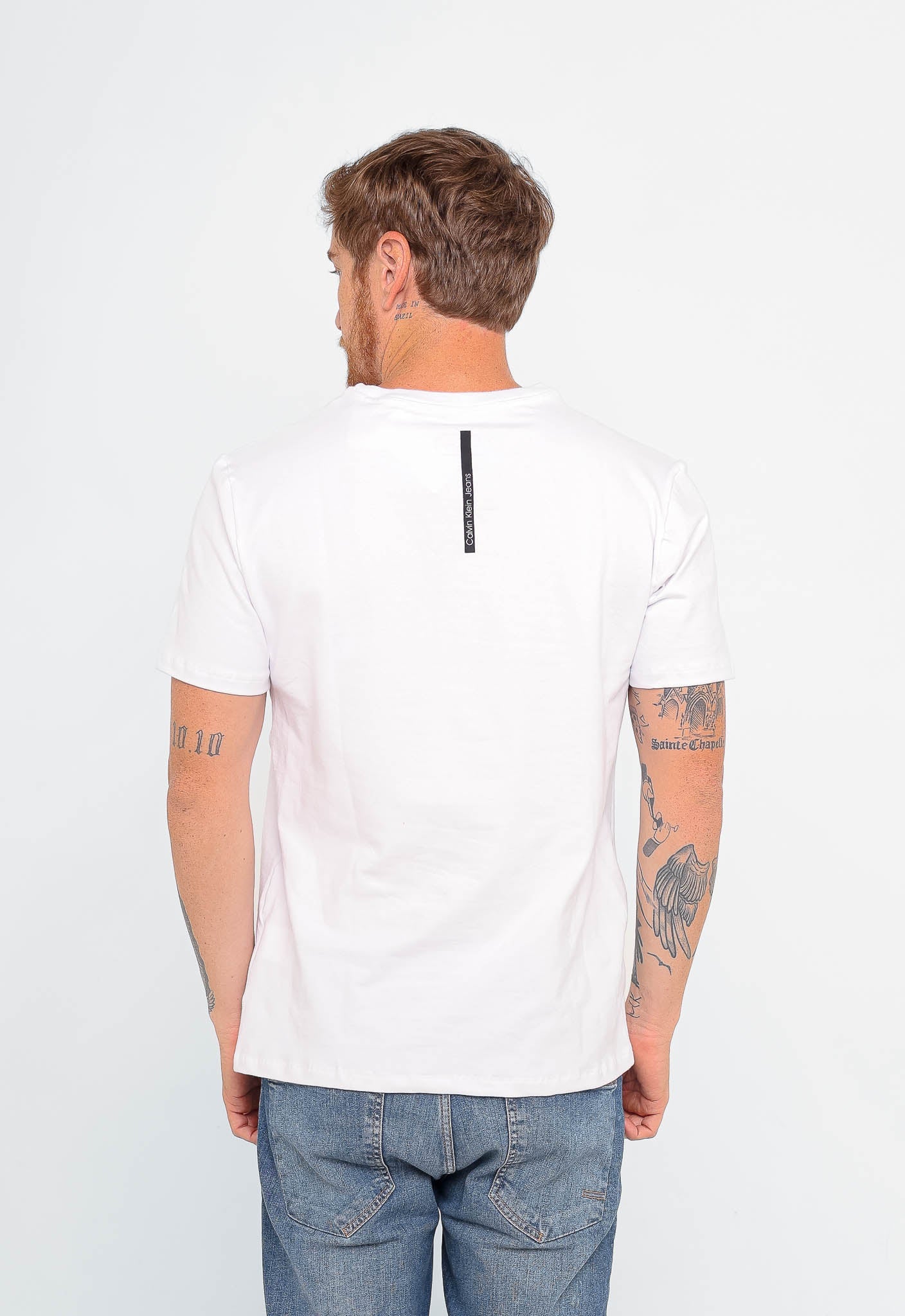 Camiseta Calvin Klein Jeans Logo Peito - Sale - Henri Store