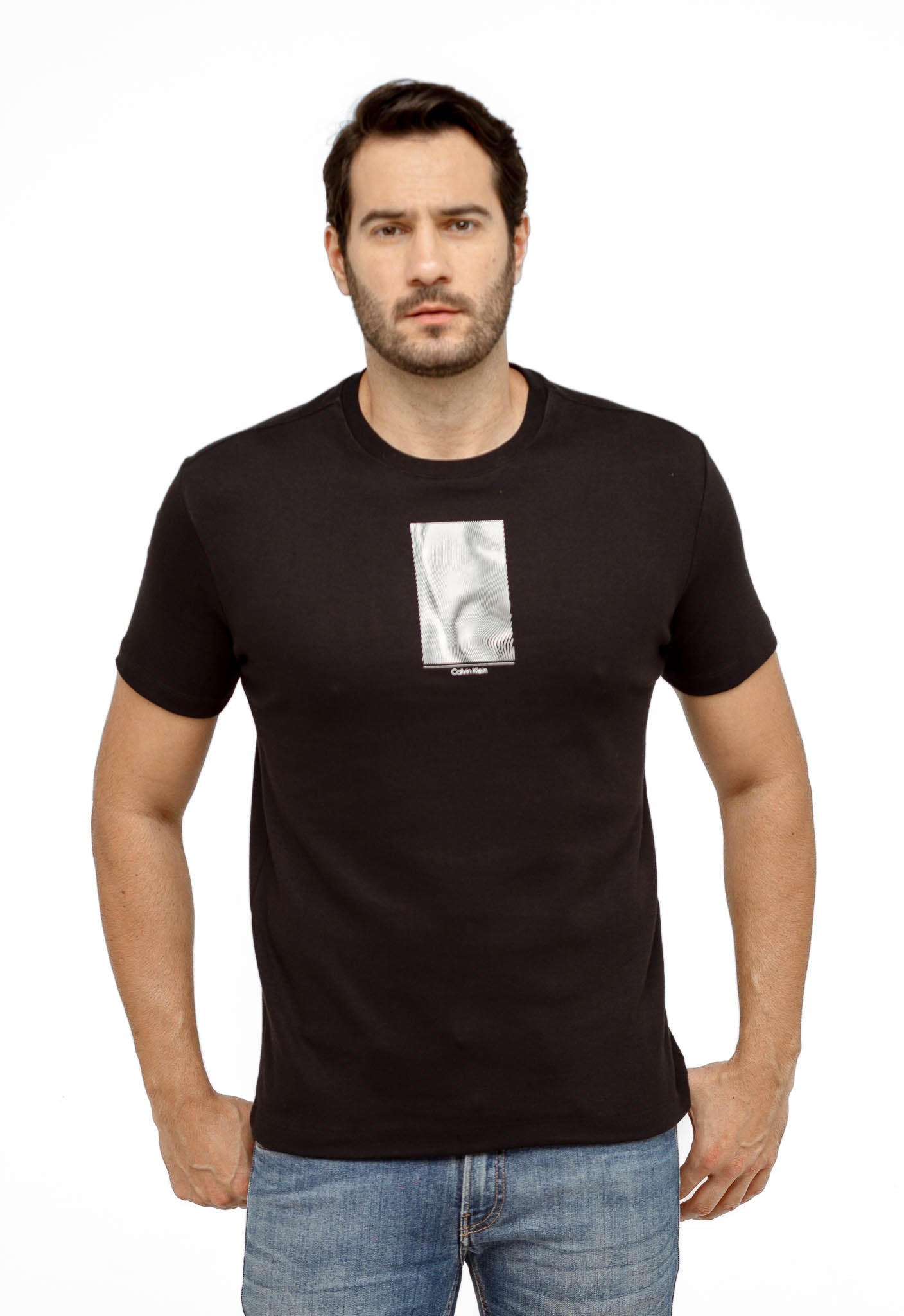 Camiseta Calvin Klein Lines Suedine - Henri Store