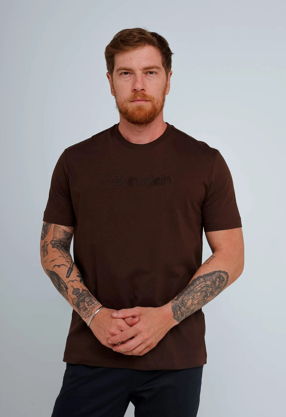 Camiseta Calvin Klein Logo Alto Relevo - Henri Store