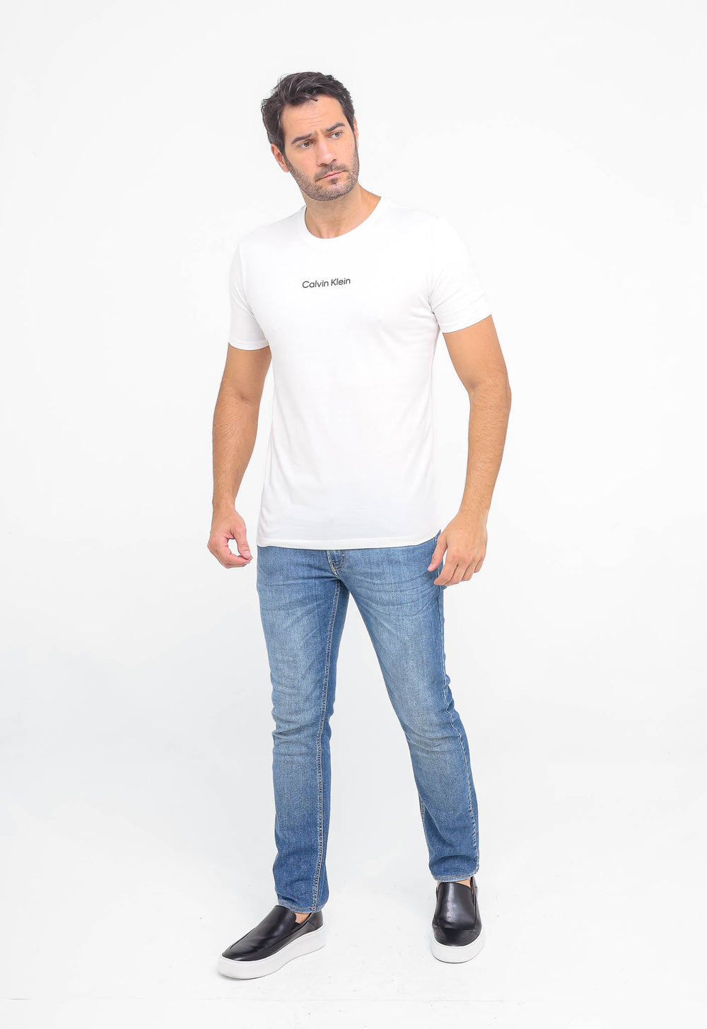 Camiseta Calvin Klein Logo Alto Relevo - Henri Store
