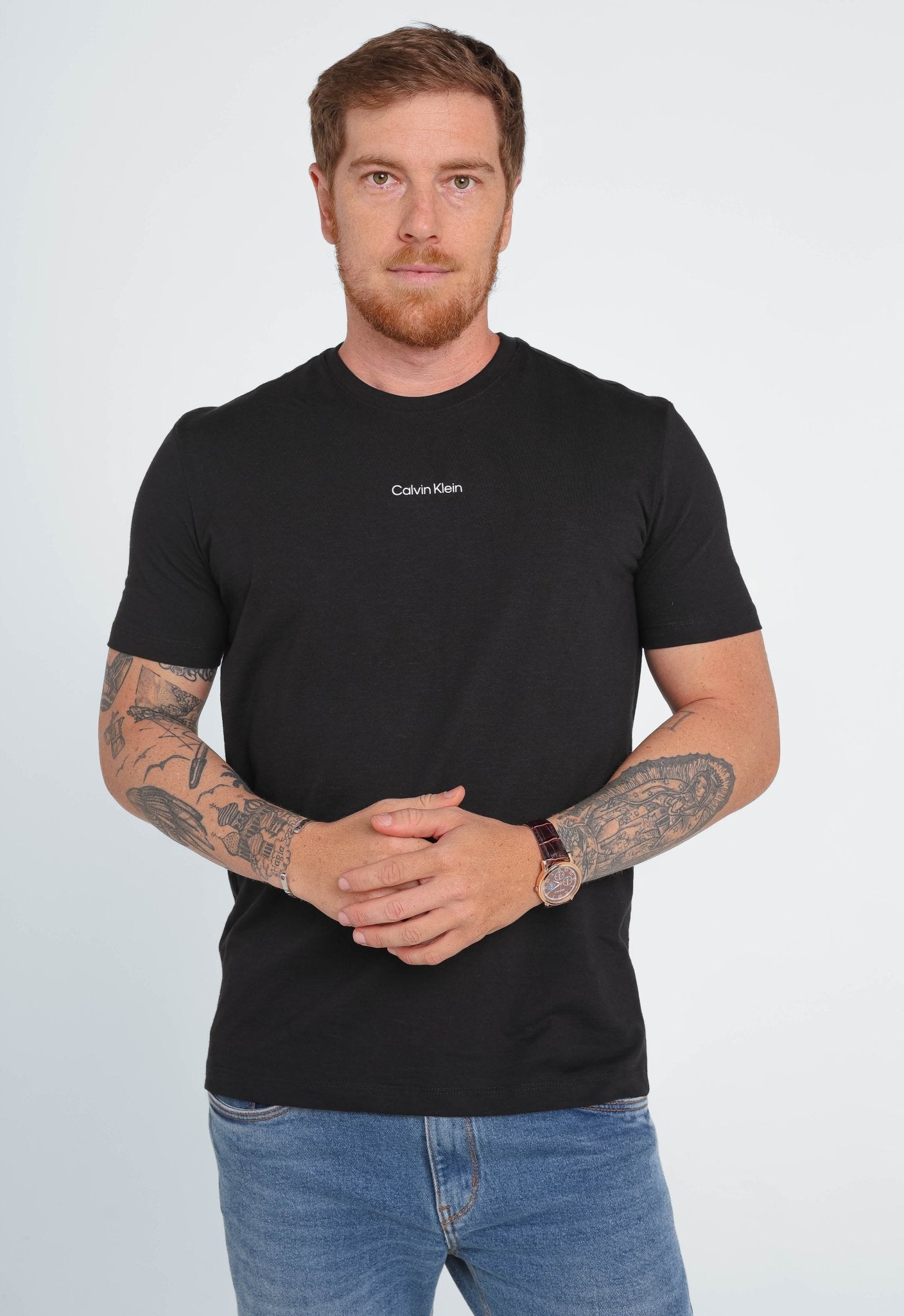 Camiseta Calvin Klein Logo Alto Relevo - Henri Store
