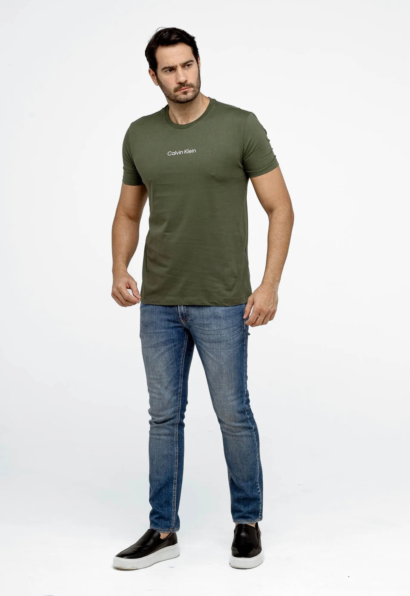 Camiseta Calvin Klein Logo Alto Relevo - Henri Store