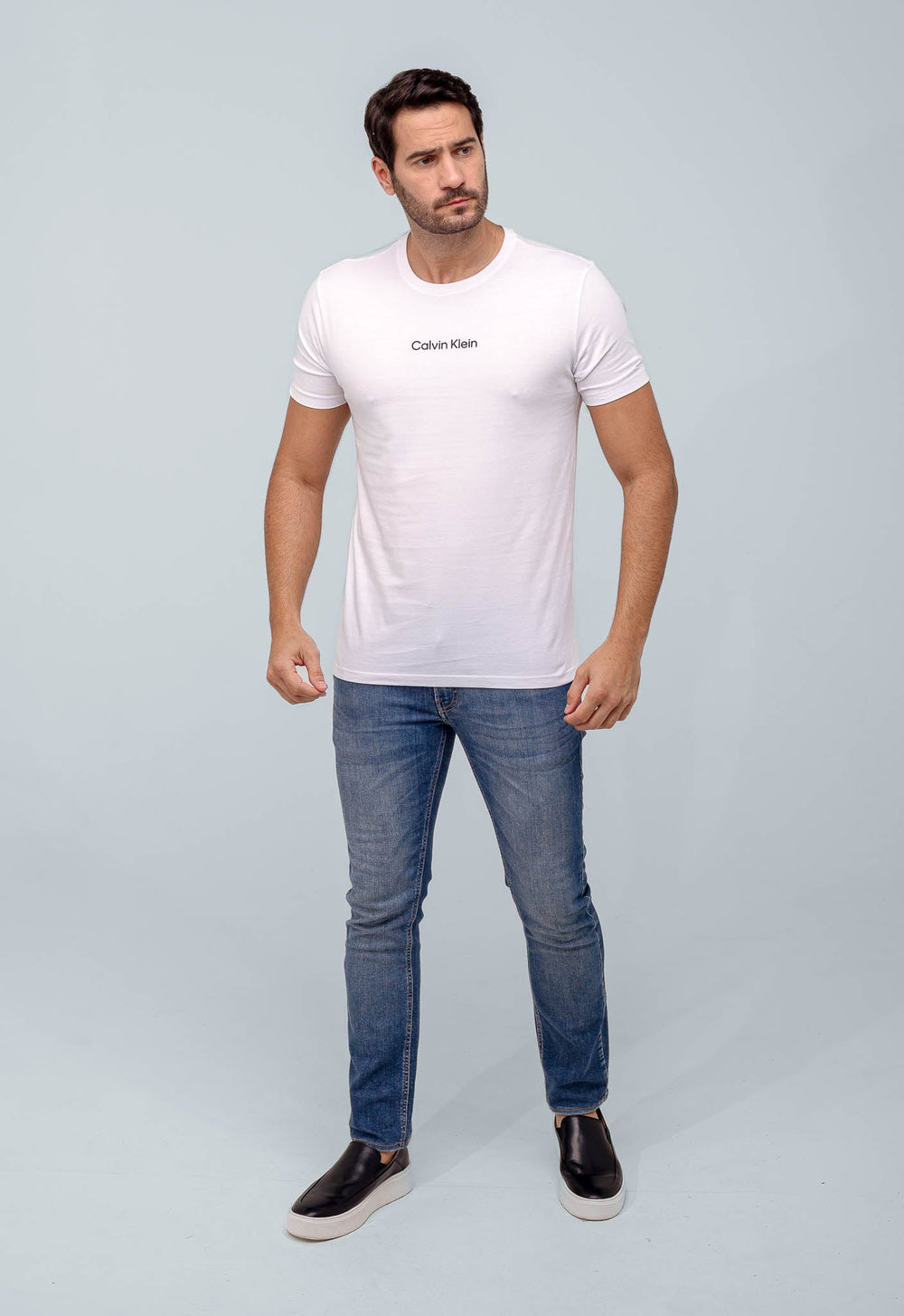 Camiseta Calvin Klein Logo Alto Relevo - Henri Store