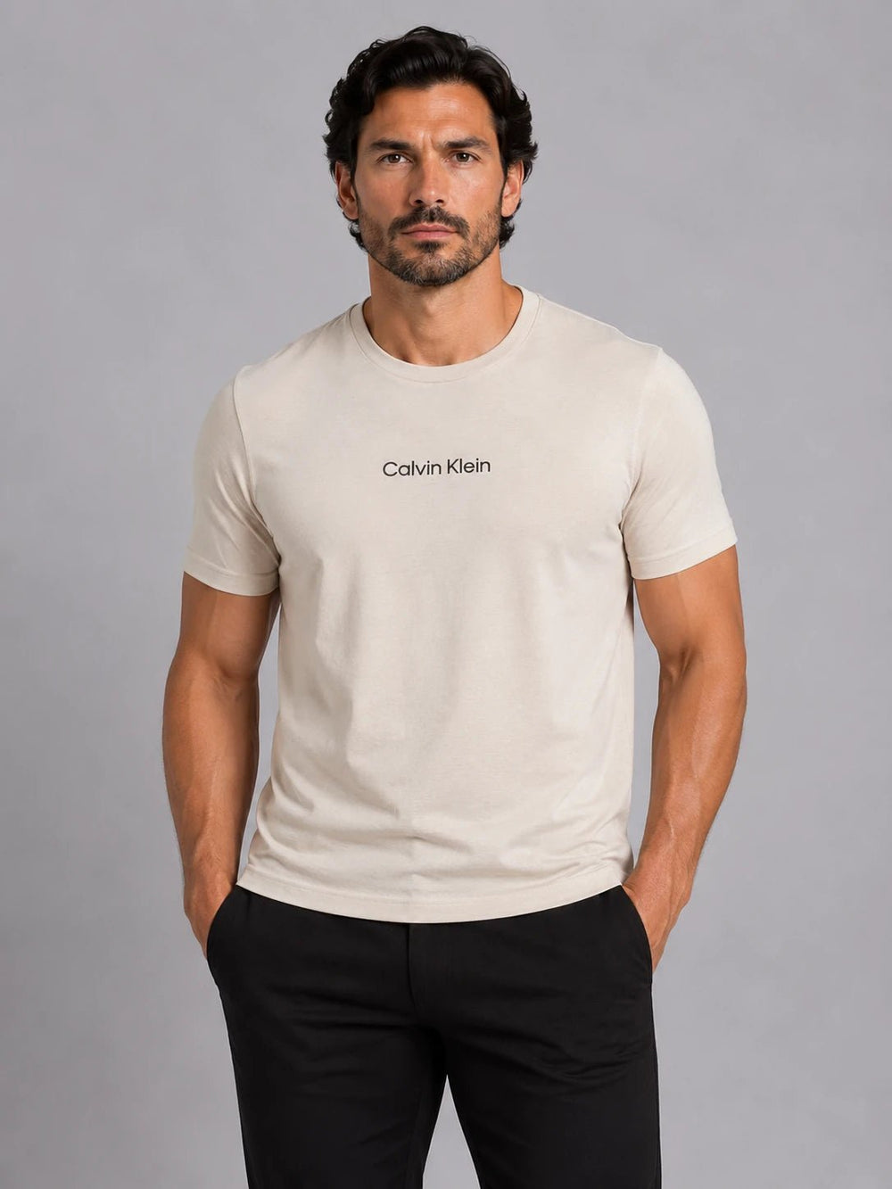 Camiseta Calvin Klein Logo Alto Relevo - Henri Store