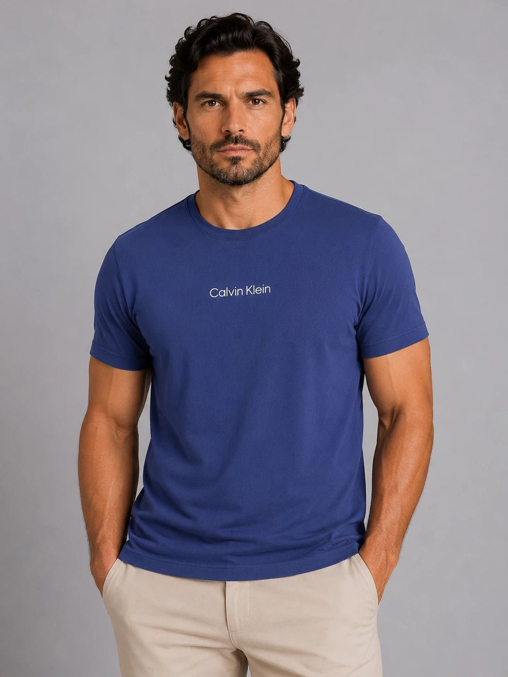 Camiseta Calvin Klein Logo Alto Relevo - Henri Store