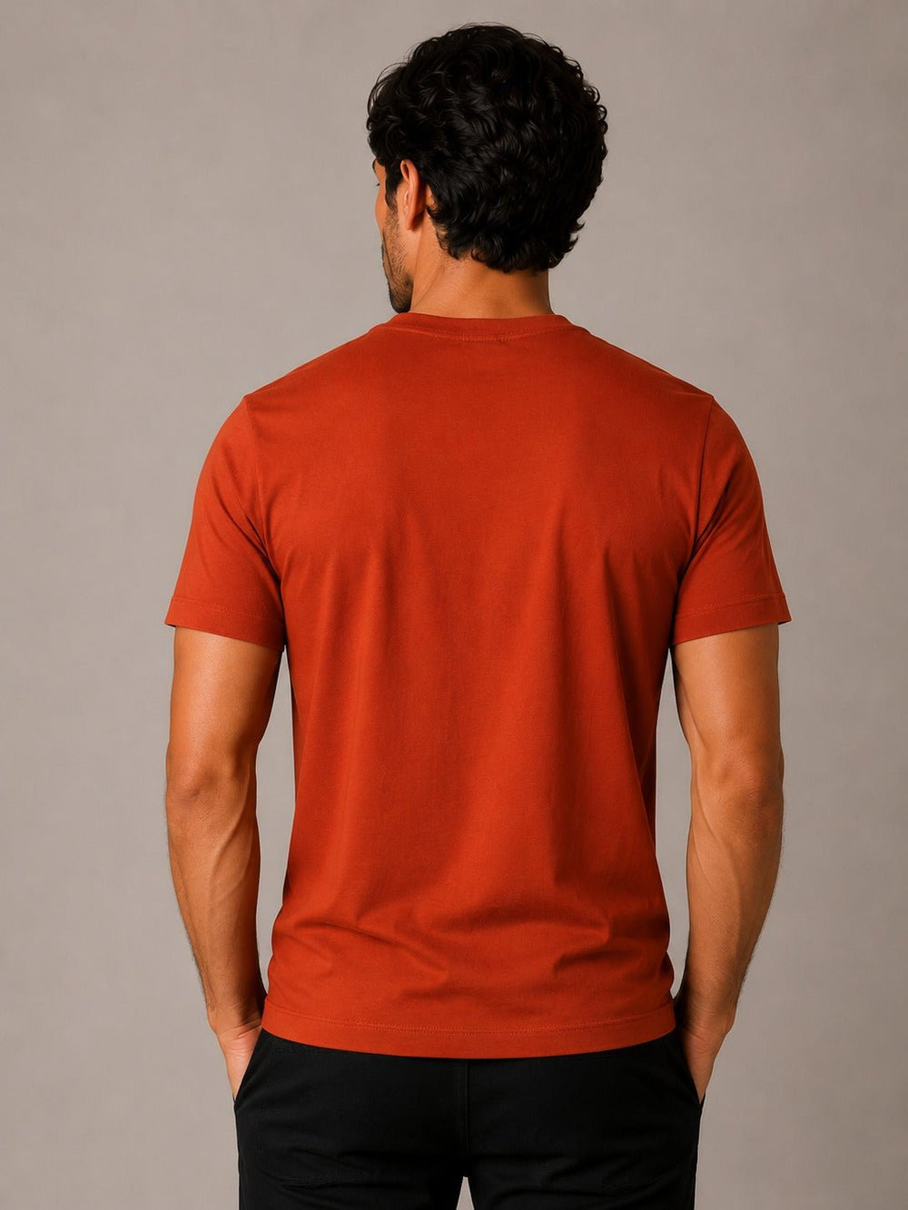 Camiseta Calvin Klein Logo Central Bordado - Henri Store