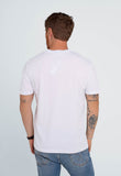 Camiseta Calvin Klein Logo Central Branco - Henri Store