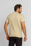 Camiseta Calvin Klein Logo Central Cáqui - Henri Store