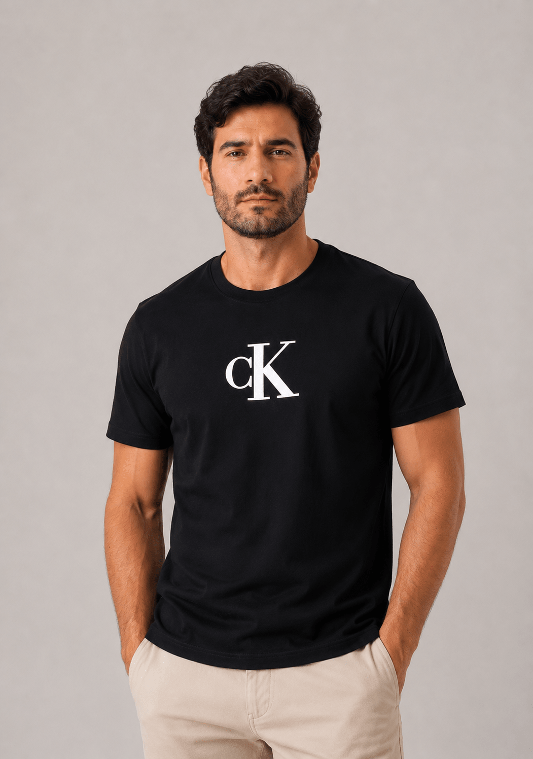 Camiseta Calvin Klein Logo Central CK - LIVE - Henri Store