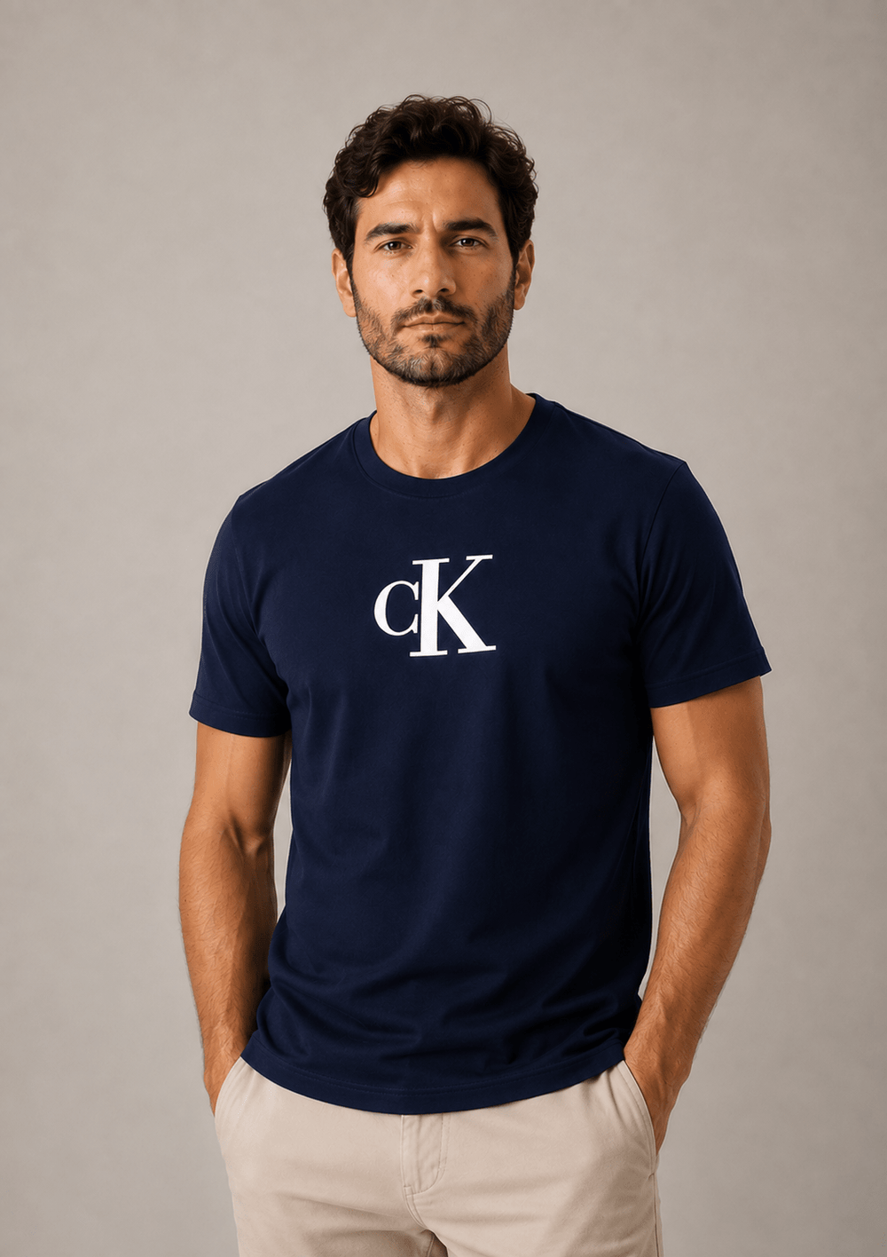 Camiseta Calvin Klein Logo Central CK - LIVE - Henri Store