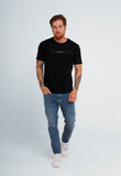 Camiseta Calvin Klein Logo Central Emborrachado - Henri Store