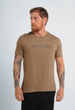 Camiseta Calvin Klein Logo Central Emborrachado - Henri Store