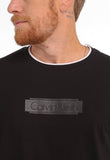 Camiseta Calvin Klein Logo Central Embossed - LIVE - Henri Store