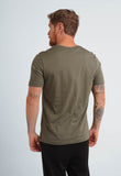 Camiseta Calvin Klein Logo Central Embossed - Henri Store