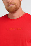 Camiseta Calvin Klein Logo Central Embossed - Henri Store
