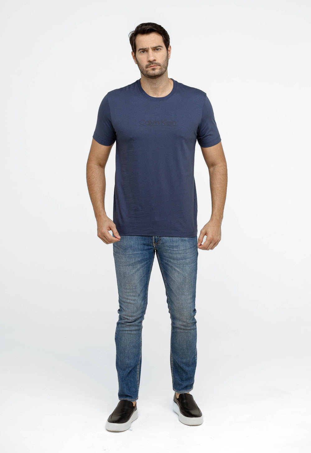 Camiseta Calvin Klein Logo Central - LIVE - Henri Store