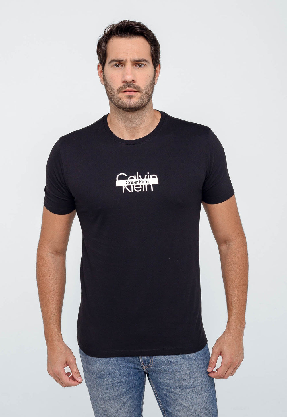 Camiseta Calvin Klein Logo Central - LIVE - Henri Store