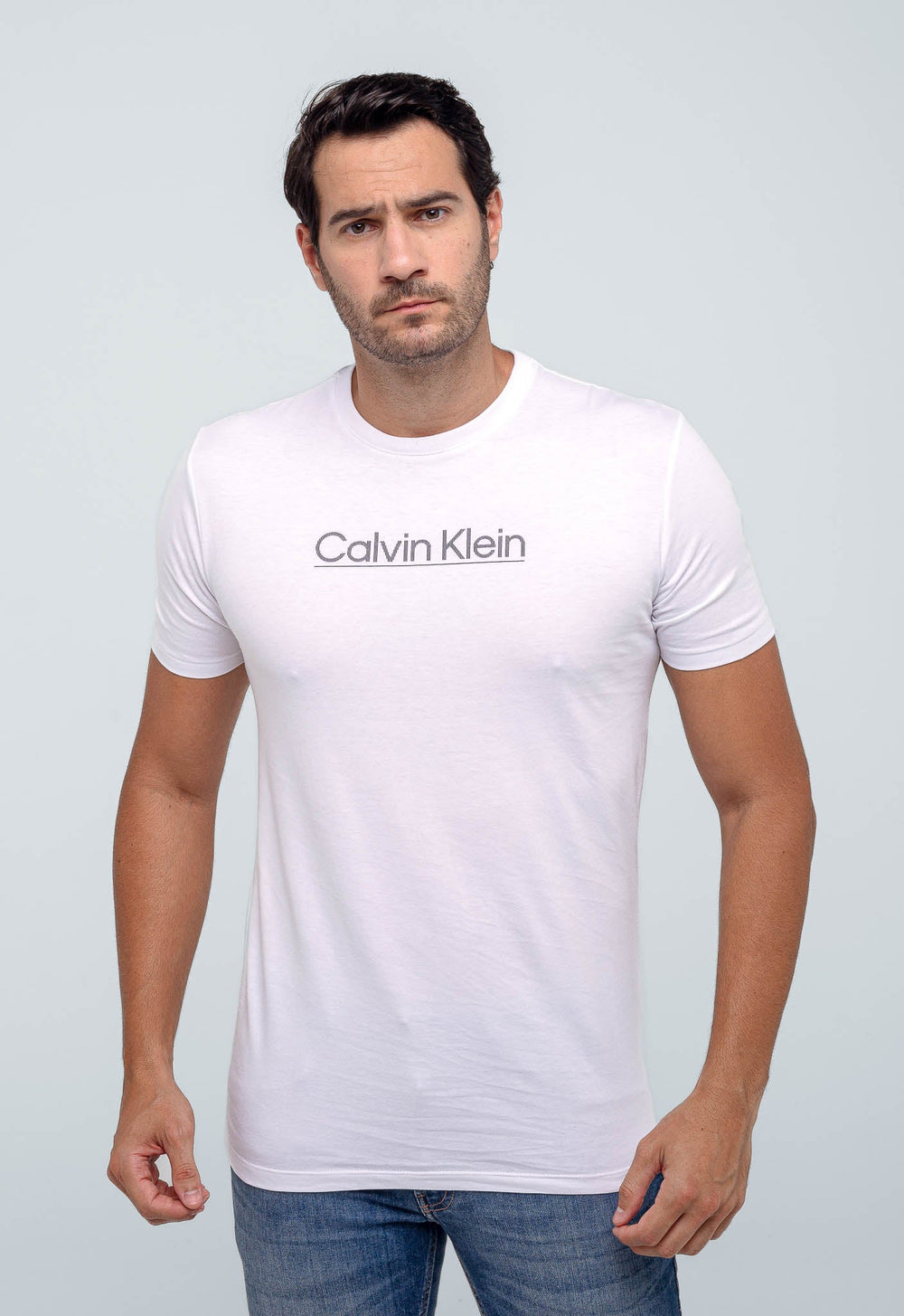 Camiseta Calvin Klein Logo Central - LIVE - Henri Store