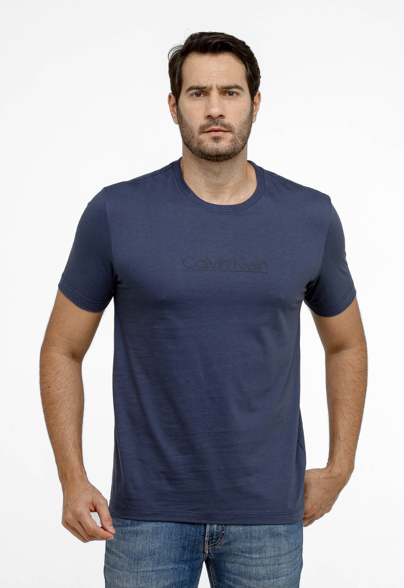 Camiseta Calvin Klein Logo Central - LIVE - Henri Store