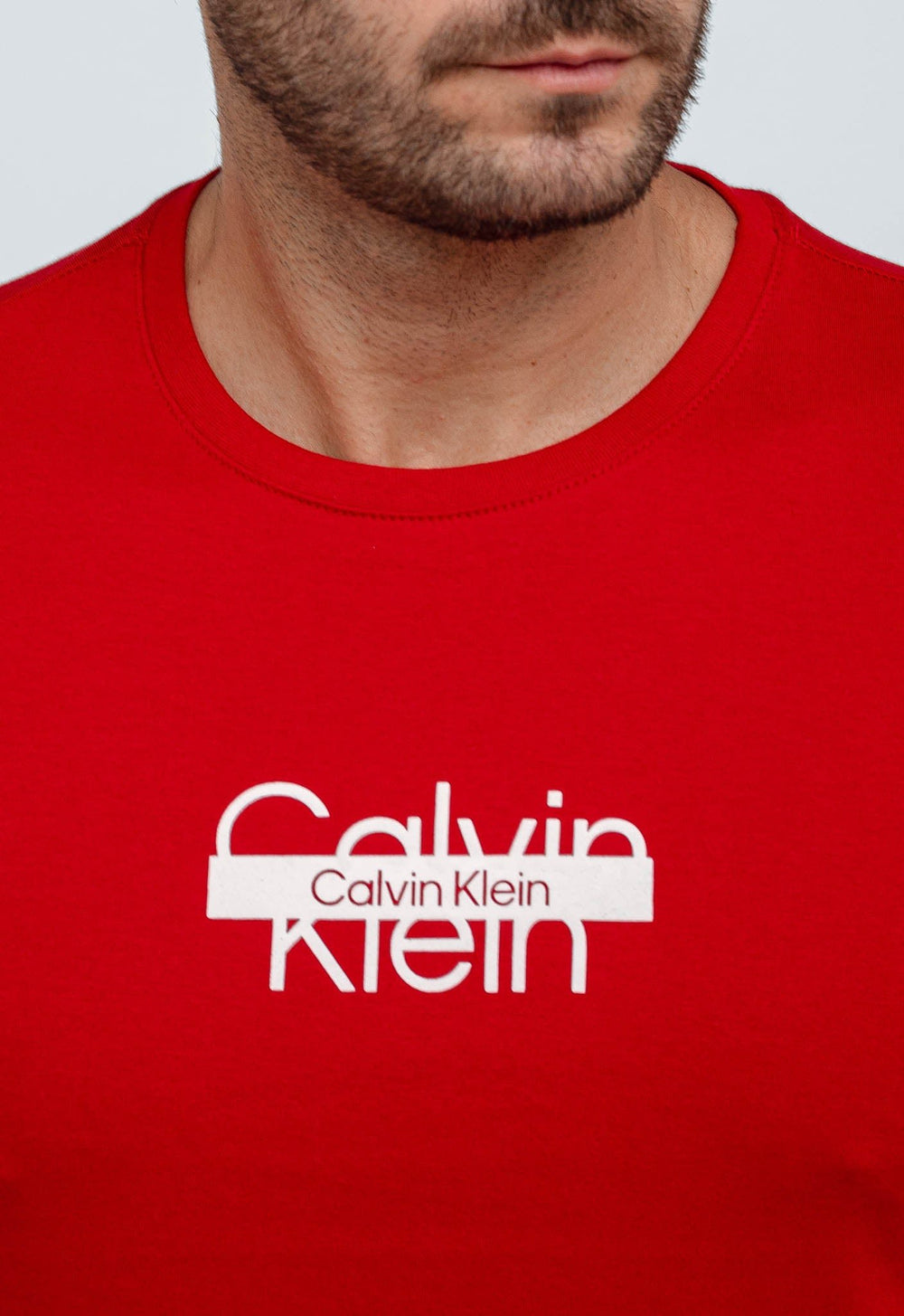 Camiseta Calvin Klein Logo Central - LIVE - Henri Store