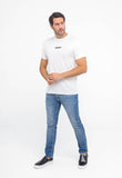 Camiseta Calvin Klein Logo Central Pequeno NY - Henri Store