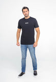 Camiseta Calvin Klein Logo Central Pequeno NY - Henri Store