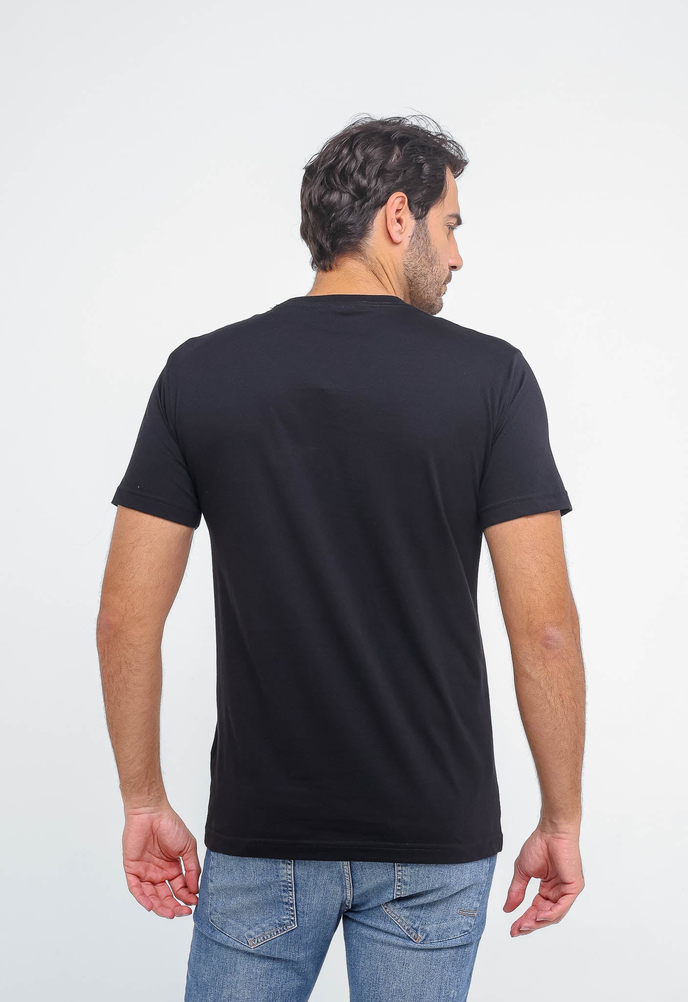 Camiseta Calvin Klein Logo Central Pequeno NY - Henri Store