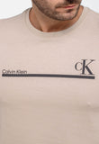 Camiseta Calvin Klein Logo Central - Sale - Henri Store