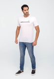 Camiseta Calvin Klein Logo Central - Sale - Henri Store