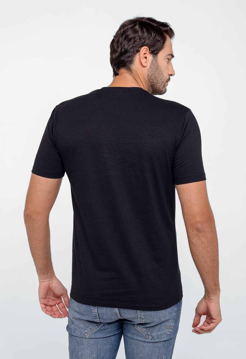 Camiseta Calvin Klein Logo Central - Sale - Henri Store
