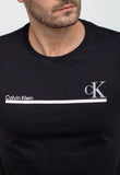 Camiseta Calvin Klein Logo Central - Sale - Henri Store