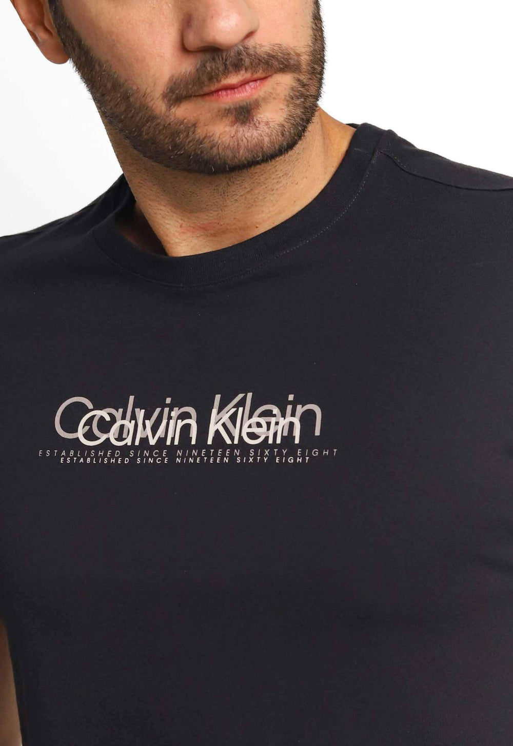 Camiseta Calvin Klein Logo Double - Henri Store