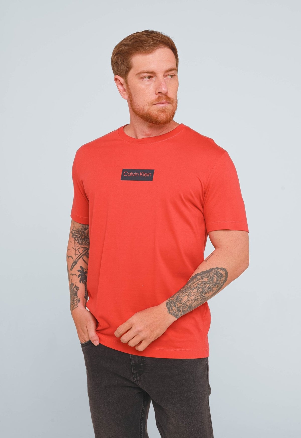 Camiseta Calvin Klein Logo Established - Henri Store