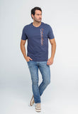 Camiseta Calvin Klein Logo Lateral Marinho - Henri Store