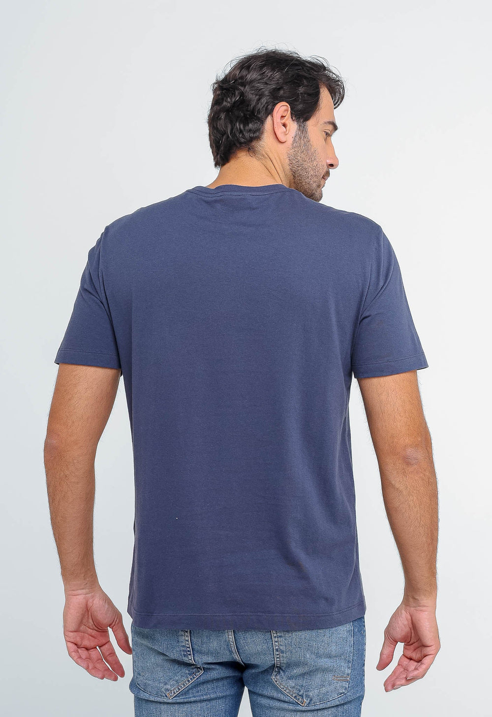 Camiseta Calvin Klein Logo Lateral Marinho - Henri Store