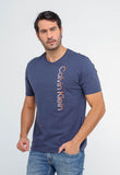 Camiseta Calvin Klein Logo Lateral Marinho - Henri Store