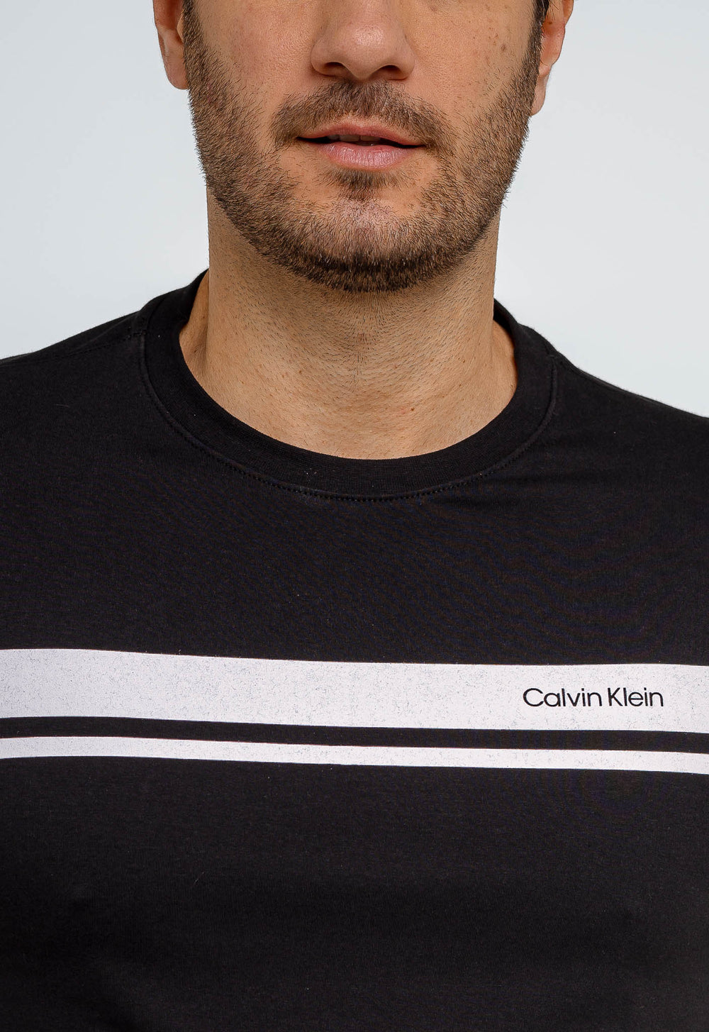 Camiseta Calvin Klein Logo Listras - Live - Henri Store