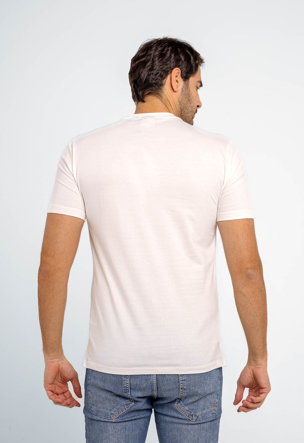 Camiseta Calvin Klein Logo Listras - Live - Henri Store