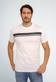 Camiseta Calvin Klein Logo Listras - Live - Henri Store