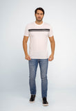 Camiseta Calvin Klein Logo Listras - Live - Henri Store