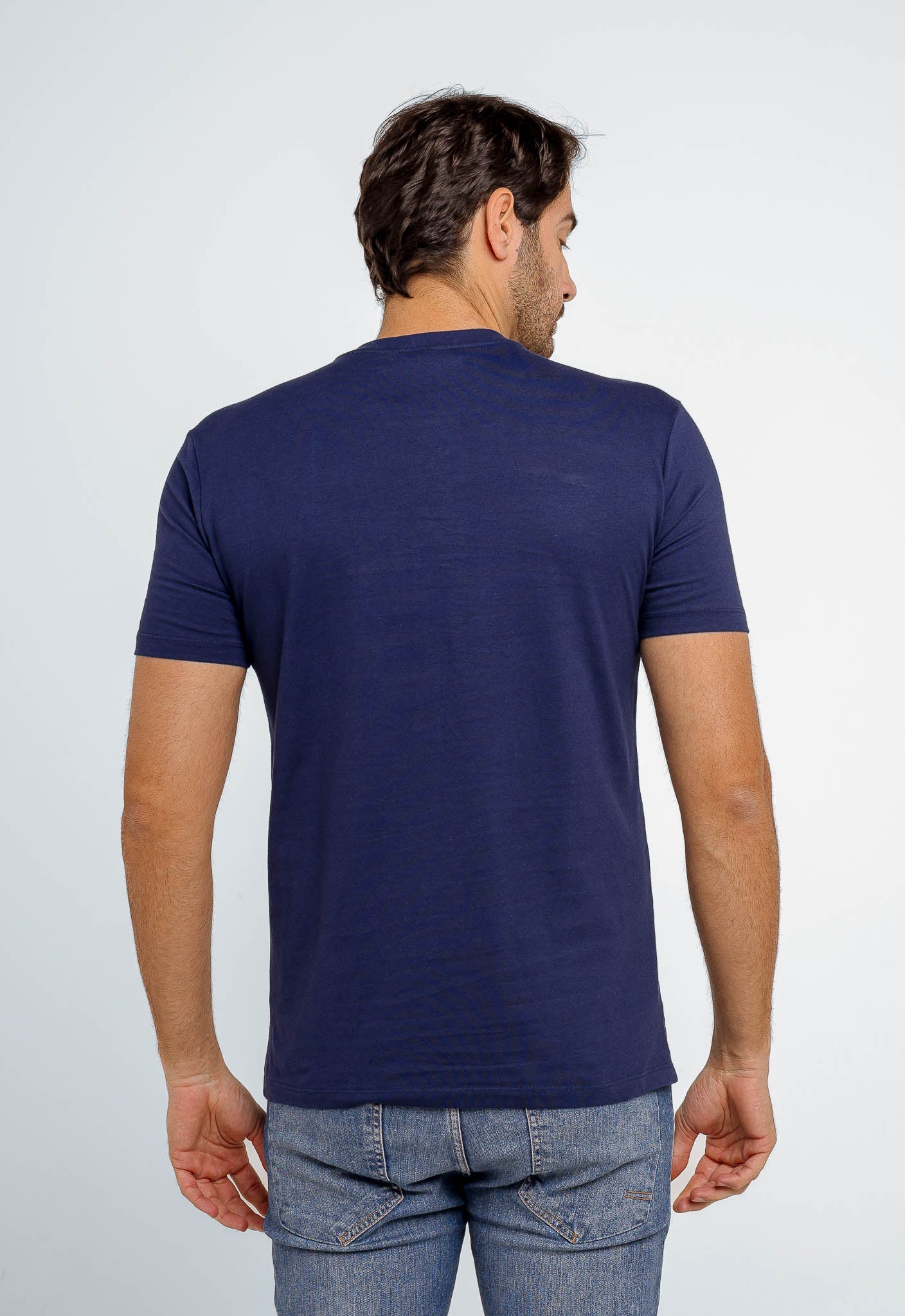 Camiseta Calvin Klein Logo Listras - Live - Henri Store