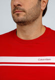 Camiseta Calvin Klein Logo Listras - Live - Henri Store