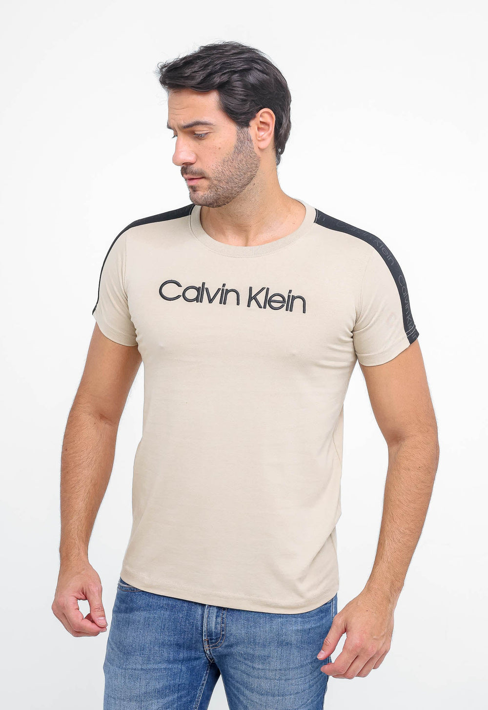 Camiseta Calvin Klein Logo Manga - Henri Store