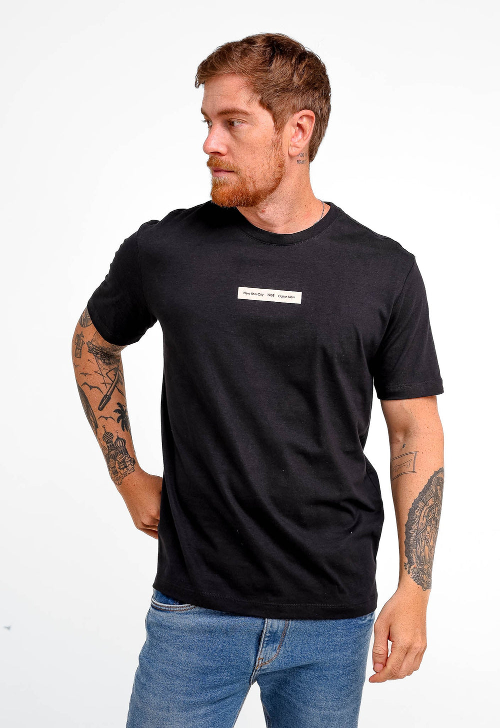 Camiseta Calvin Klein Logo New York City - Henri Store