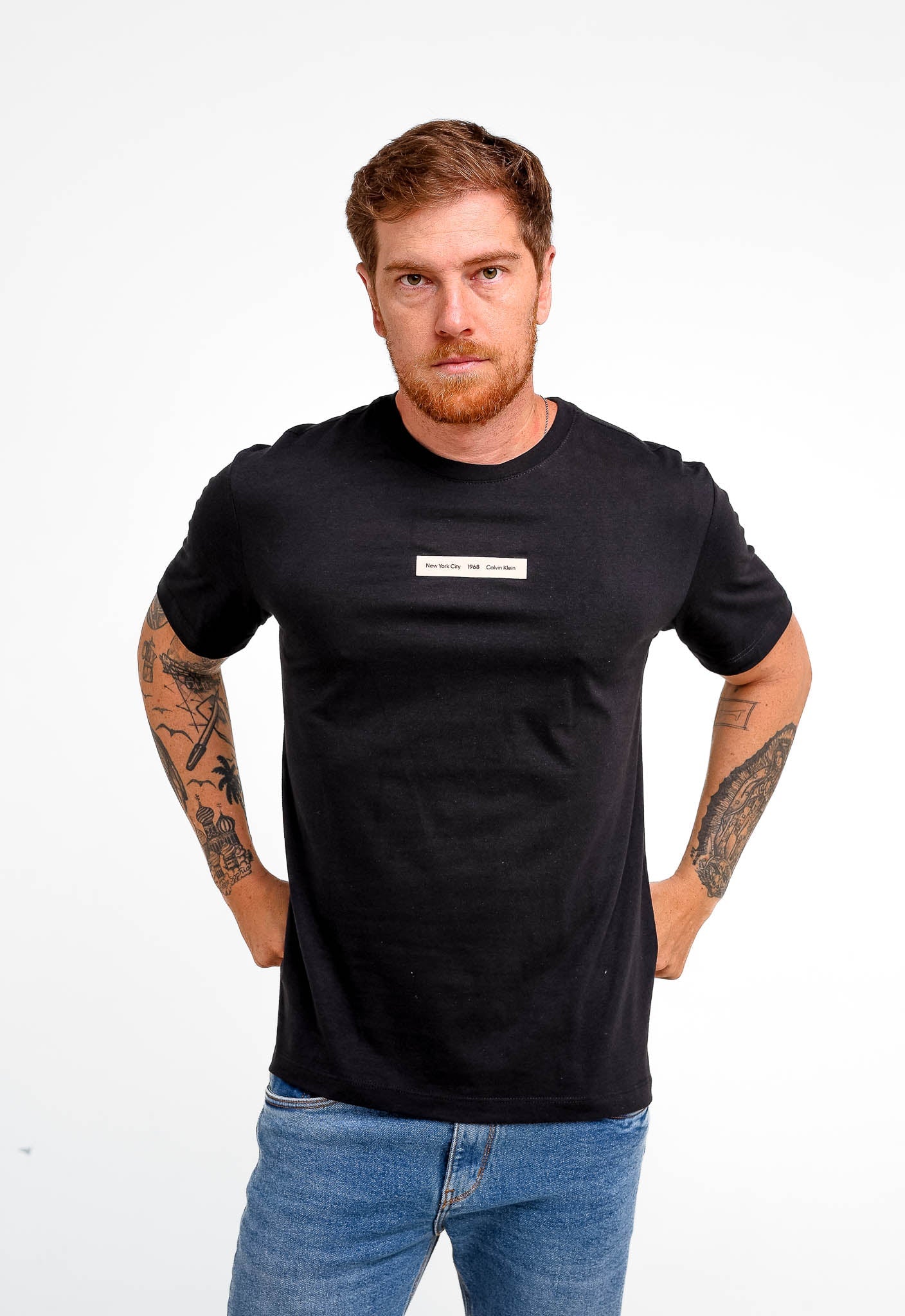 Camiseta Calvin Klein Logo New York City - Henri Store