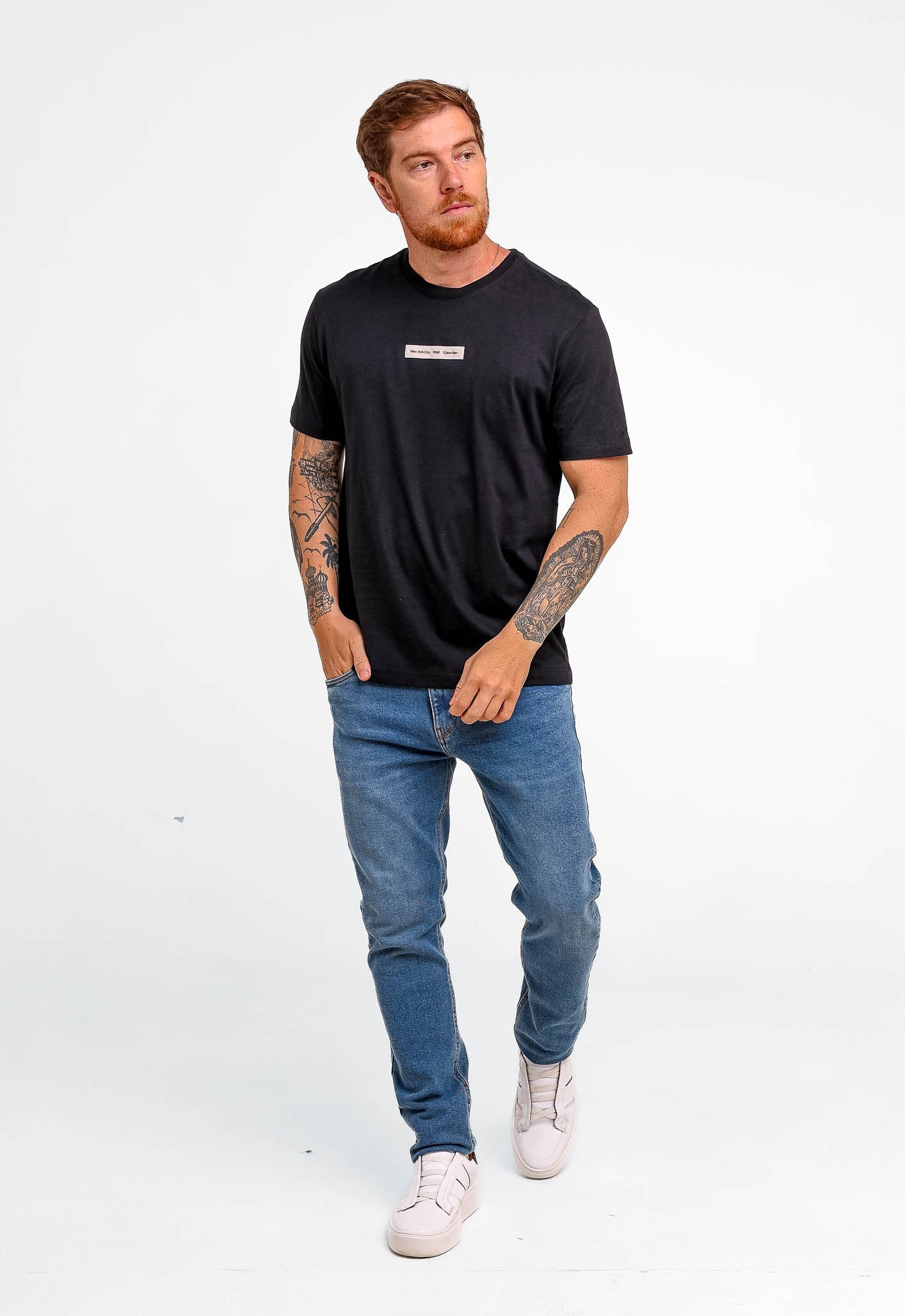 Camiseta Calvin Klein Logo New York City - Henri Store