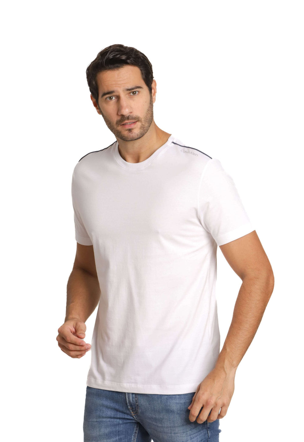 Camiseta Calvin Klein Logo Ombro - Henri Store